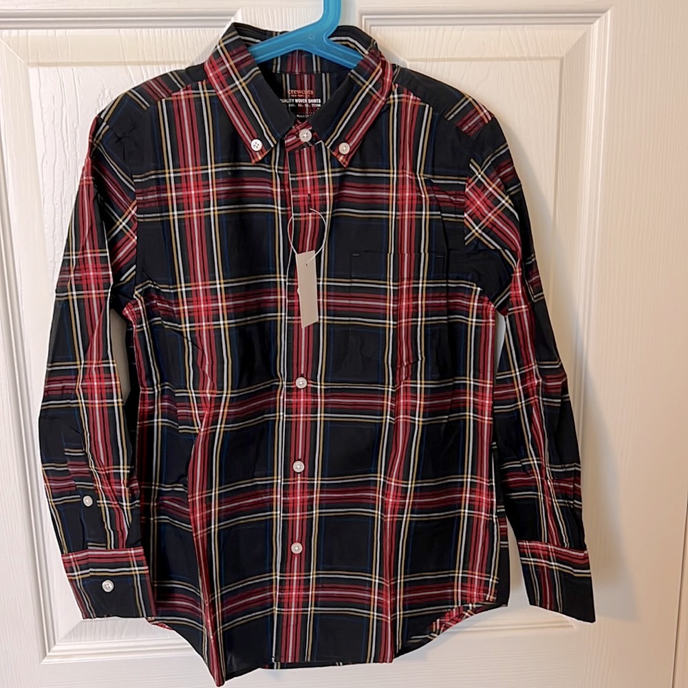 Jcrew boy’s Quality woven shirts size8